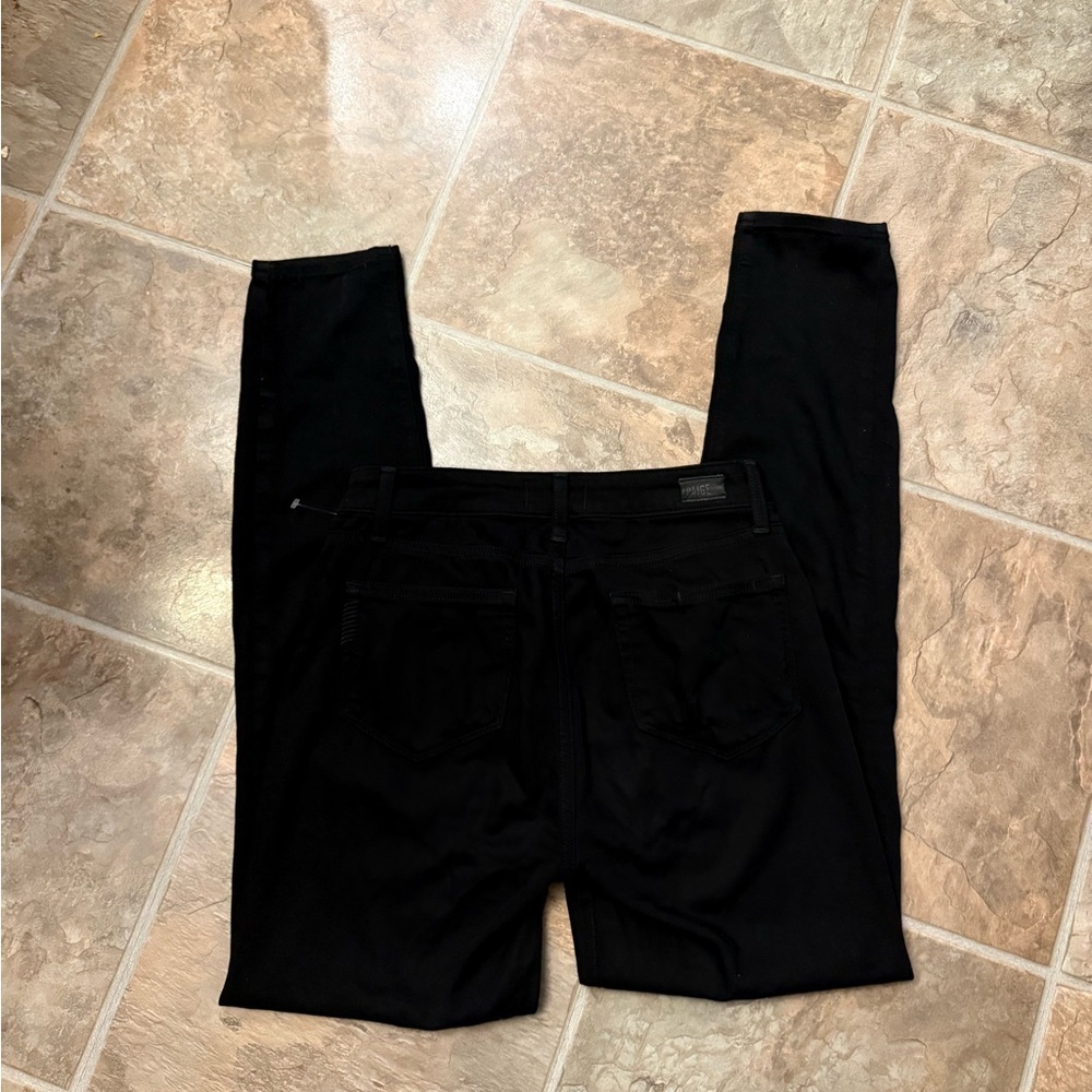 PAIGE Hoxton Ultra Skinny Pants Black Women’s Size 26 Made in USA - Picture 4 of 6